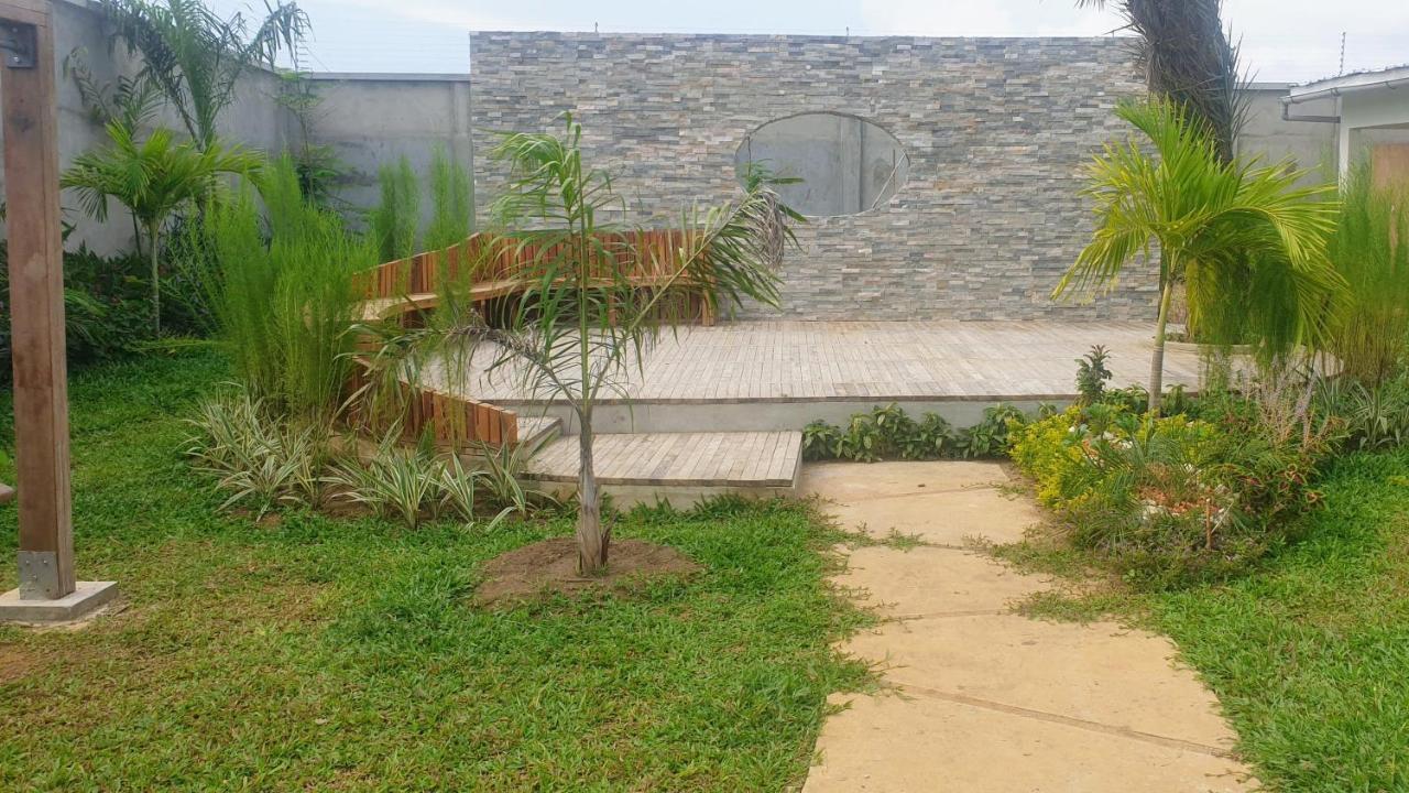 Villa Bolati, Avec Piscine, Jacuzzi, Jardin Et Vue Bonoua Exterior photo